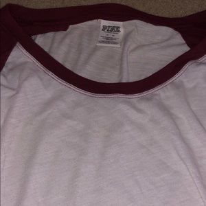 PINK baseball tee